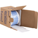 image of Brady PS-250-2-WT-S-2 Die-Cut Printer Sleeve - Polyolefin - White - B-342 - 02209