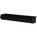 image of Akro-Mils Akrobin 80 lb Black Industrial Grade Polymer Hanging / Stacking Storage Bin - 8 5/8 in Length - 33 in Width - 5 in Height - 1 Compartments - 30320 BLACK