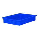 Akro-Mils Akro-Grid 0.61 ft, 4.6 gal 30 lb Blue Industrial Grade Polymer Dividable Grid Container - 22 3/8 in Length - 17 3/8 in Width - 4 in Height - 192 Maximum Compartments - 33224 BLUE
