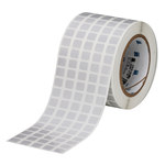 image of Brady THT-12-480-10 Die-Cut Printer Label Roll - 0.5 in x 0.437 in - Polyester - Silver - B-480 - 57965