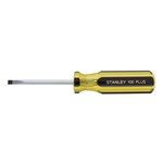 image of Stanley 3/16 in Slotted 100 Plus Screwdriver - Steel - 3 in - 08377