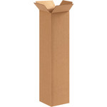 image of Kraft Corrugated Boxes - 4 in x 4 in x 16 in - 1118