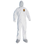 image of Kimberly-Clark Kleenguard Disposable General Purpose & Work Coveralls A45 48973 - Size Large - White