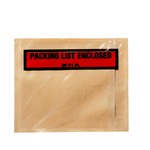 image of 3M PLE-T1 Clear Polyethylene Label Protective Envelope - 4 1/2 in Width - 5 1/2 in Height - 021200-73782