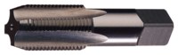 image of Cle-Force 1687 1/8-27 NPS Medium Hook Straight Pipe Tap C69333 - 4 Flute - Bright - 2.125 in Overall Length - High-Speed Steel