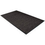 image of Charcoal Vinyl Backing Deluxe Vinyl Carpet Mat - 6 ft Length - SHP-8846