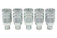 image of Coilhose Coupler 152S-T5 - 1/4 in MPT Thread - Plated Steel - 92704