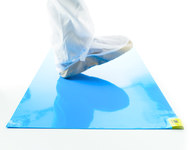 image of Texwipe CleanStep Blue Mat Floor Mat - 36 in Width x 46 in Length - AMA364681B