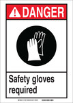 image of Brady B-401 High Impact Polystyrene Rectangle PPE Sign - 14 in Width x 10 in Height - 119404