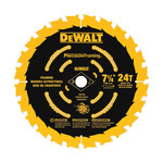 image of Dewalt Circular Saw Blade DW3199 - 7 1/4 in Diameter - Carbide
