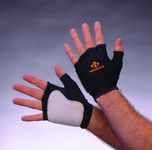 image of Impacto 50110 Large Suede Leather/Nylon Mechanic's Gloves - 50110110042