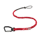 image of Milwaukee Locking Tool Lanyard 48-22-8810, 0.7 in x 36.25 in, Nylon/Rubber, Red - 50562