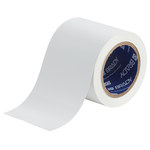 image of Brady GuideStripe White Marking Tape - 4 in Width x 100 ft Length - 0.004 in Thick - 65083