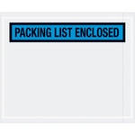 image of Tape Logic Blue Packing List Enclosed Envelopes - 5 1/2 in x 4 1/2 in - 2 mil Thick - SHP-8217