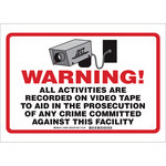 image of Brady B-401 High Impact Polystyrene Rectangle White Restricted Area Sign - 14 in Width x 10 in Height - 103850