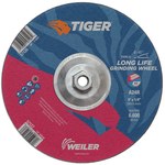 image of Weiler Tiger Grinding Wheel 57126 - 9 in - Aluminum Oxide - 24 - R