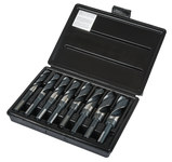 image of Precision Twist Drill C8R57 Reduced Shank Drill Set 5995726 - Right Hand Cut - Steam Tempered Finish - High-Speed Steel