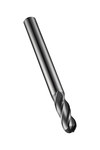 image of Dormer S511 Ball-Nosed End Mill 5982845 - 10 mm - Carbide - 10 mm Cylindrical shank DIN 6535 HA Shank