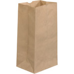 image of Kraft Grocery Bags - 8.25 in x 6.12 in x 15.87 in - SHP-3994