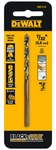 image of Dewalt 7/32 in Jobber Length Drill Bit DW1114 - Split 135° Point - Black & Gold Finish - 3 3/4 in Overall Length - 2 1/2 in Flute - High-Speed Steel - 3-Flatted Shank