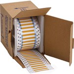 image of Brady PermaSleeve PS-125-150-OR Die-Cut Printer Sleeve - 1.5 in x 0.235 in - Polyolefin - Orange - B-342 - 92410