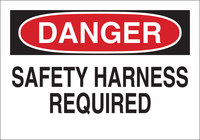 image of Brady B-555 Aluminum Rectangle White Confined Space Sign - 14 in Width x 10 in Height - 49070