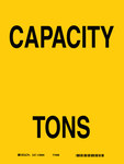 image of Brady B-302 Polyester Rectangle Yellow Equipment Safety Sign - 7 in Width x 10 in Height - Laminated - 85694
