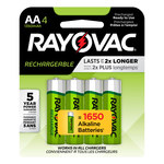 image of Rayovac Recharge LD715-4OP GENE Standard Battery - AA - NiMH - 51251