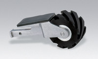 image of Dynabrade 15350 Contact Arm Assembly, 1" (25 mm) Dia. x 2" (51 mm) W, Serrated Wheel
