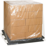 image of Clear Pallet Covers - 32 in x 28 in x 72 in - 2 Mil Thick - 6554