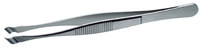 image of Lindstrom Utility Tweezers - Stainless Steel Angled Tip - 5.71 in Length - TL 573-SA