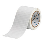 image of Brady THT-1-437-10 Die-Cut Printer Label Roll - 0.75 in x 0.25 in - PVF - White - B-437 - 30163