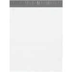 image of White Poly Mailers w/ Tear Strip - 14 in x 17 in - 9711