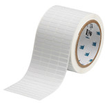 image of Brady THT-14-437-10 Die-Cut Printer Label Roll - 0.65 in x 0.2 in - PVF - White - B-437 - 30162