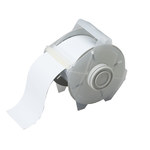 image of Brady 76687 Printer Label Roll - 2.5 in x 25 ft - Polyester - White - B-509