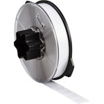 image of Brady WRAP-2-427 Die-Cut Printer Label Roll - 1 in x 1 in - Vinyl - White - B-427 - 61384