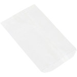 image of White Merchandise Bags - 9.25 in x 6.25 in - SHP-3959