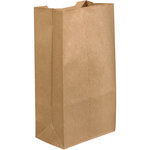image of Kraft Grocery Bags - 12 in x 7 in x 21.75 in - SHP-3997