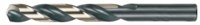 image of Cle-Line 1878 #37 Heavy-Duty Jobber Drill C18090 - Right Hand Cut - Split 135° Point - Black & Gold Finish - 2.5 in Overall Length - 1.4375 in Spiral Flute - High-Speed Steel - Straight Shank