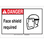 image of Brady B-302 Polyester Rectangle PPE Sign - 14 in Width x 10 in Height - Laminated - 119932