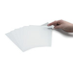 image of Brady 99276 Clear Polyester Overlaminate Sheet - 7 1/2 in Width - 5 1/2 in Height - Sheet - 754476-99276
