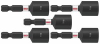 image of Bosch Impact Tough 7/16 in Hex Nutsetter Bits ITNS716B - Alloy Steel - 1.875 in Length - 48486