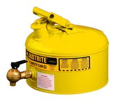 image of Justrite Safety Can 7225240 - Yellow - 14061
