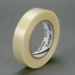 image of 3M Tartan 8934 Clear Filament Strapping Tape - 15 mm Width x 55 m Length - 4 mil Thick - 15073