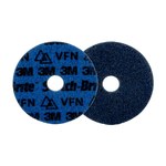 image of 3M Scotch-Brite PN-DH Precision Shaped Ceramic Blue Precision Surface Conditioning Hook & Loop Disc - Very Fine - 4-1/2 in Diameter - 7/8 in Center Hole - 89226