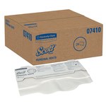 image of Scott 07410 Paper Toilet Seat Cover - Fiber