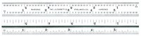 image of Starrett Blade for Junior Combination Squares - 6 in Length - B33J-4R