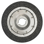 image of Weiler 01534 Wheel Brush - 15 in Dia - Crimped Steel Bristle