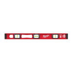 image of Milwaukee Red/Black Aluminum Magnetic I-Beam Level - 24 in Length - 1 in Wide - 2.25 in Thick - MLIBM24