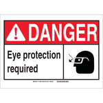image of Brady B-302 Polyester Rectangle PPE Sign - 14 in Width x 10 in Height - Laminated - 119883